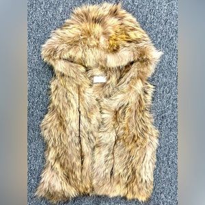 Zadig & Voltaire fur hooded vest
